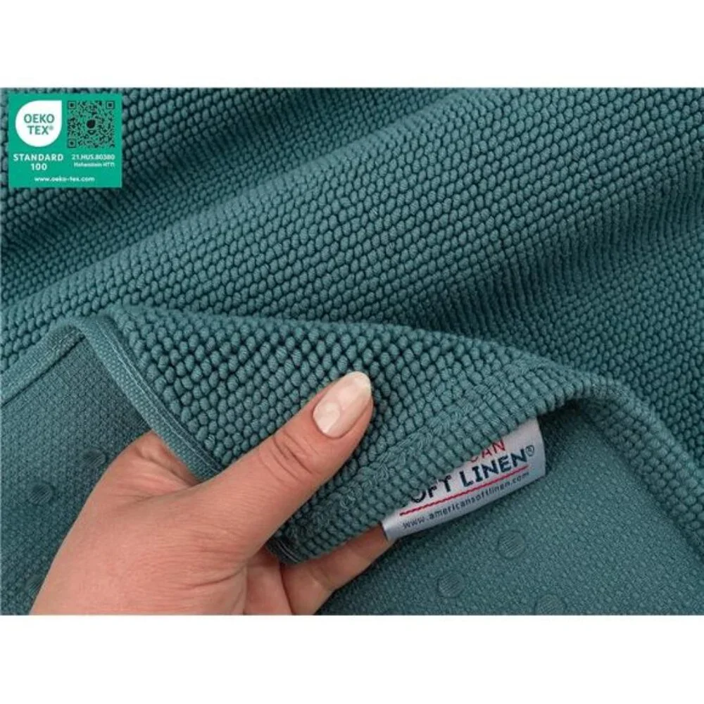 New Bath Rug, 17 in 24 in 100% Cotton Bath Mats Rugs for Bathroom